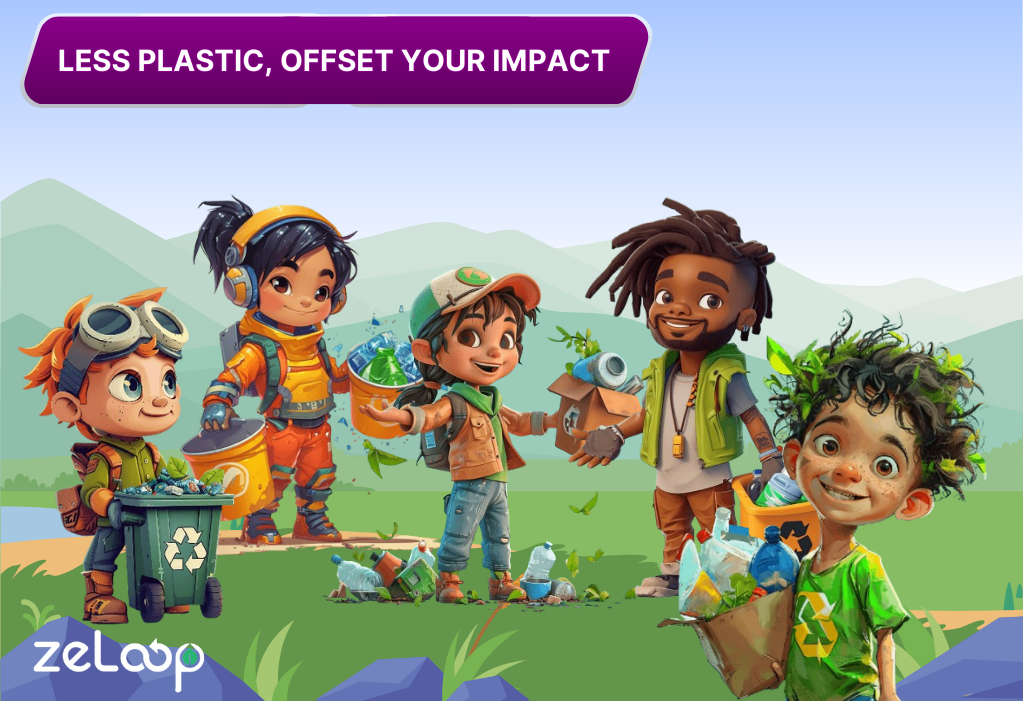 Less Plastic! Offset your impact and invest for the nature